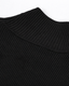 Sculpt Button Knit Top - Noir