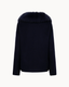 Double Button Cashmere Coat - Navy