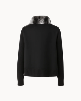Aspen Fur Jacket - Black