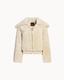 The Livia Rex Fur Jacket - White