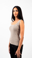 Alessa Knitted Tank Top - Grey