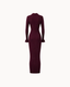Margaux Midi Dress - Bordeaux