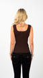 Alessa Knitted Tank Top - Brown