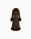 Halla Coat — Chocolate