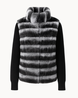 Aspen Fur Jacket - Black