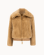 The Livia Rex Fur Jacket - Camel