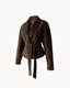 Suede Wrap Jacket