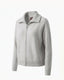Mara Zip Knit – Grey
