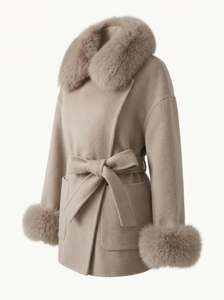 Soren Coat - Pale Taupe