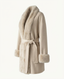 Marais Fur-Trim Coat – Cream Beige