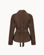 Suede Wrap Jacket