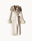 Long Wrap Coat - Off-White