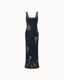 Midnight Garden Beaded Column Gown