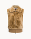 Camel Rex Fur Jacket