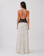 Dianah Lace And Satin Maxi Dress