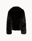 Ophelia Faux Fur Jacket - Black