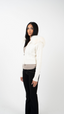 Knitted Cropped Fur Sweater