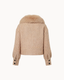 Button Up Wool Jacket - Beige