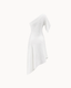 Demi Asymmetric Dress - White