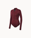 Camille Sculpt Bodysuit - Burgundy