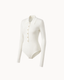 Camille Sculpt Bodysuit - Ivory