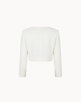 Lucia Tweed-Blazer – Weiß