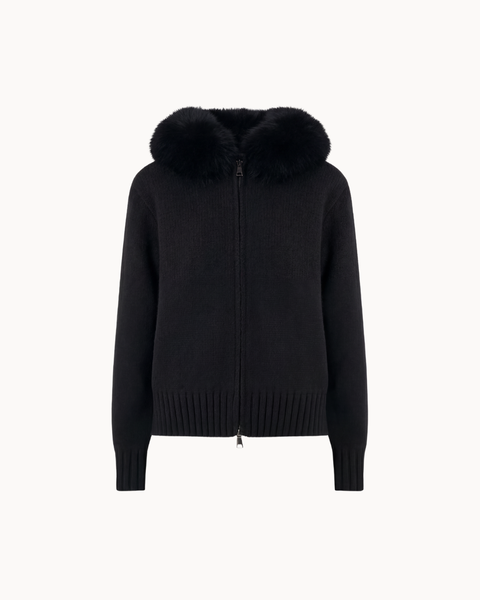 Fur Jacket - Black – Alessa Clothing