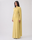 Alina Velvet Maxi Dress - Buttercream