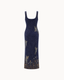 Midnight Garden Beaded Column Gown
