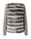 Aspen Fur Jacket - Oatmeal