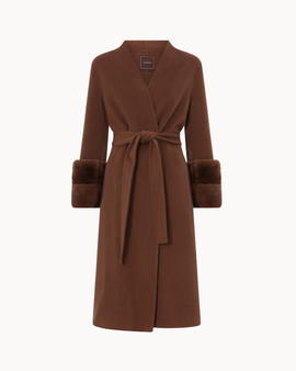Aurora Cashmere Coat - Mocha