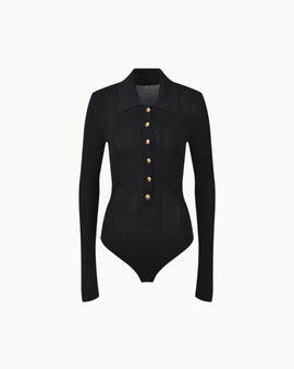 Camille Sculpt Bodysuit - Noir