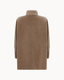 The Reem Mink Cashmere Coat - Taupe