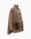 The Reem Mink Cashmere Coat - Taupe