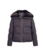 Cloud Corduroy Mink Jacket - Charcoal