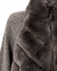 Cenya Fur Jacket - Frosted Greige