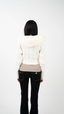 Knitted Cropped Fur Sweater