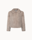 Elowen Mink Fur Jacket - Taupe