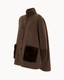 The Reem Mink Cashmere Coat - Deep Brown