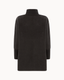 The Reem Mink Cashmere Coat - Charcoal