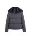 Cloud Corduroy Mink Jacket - Charcoal