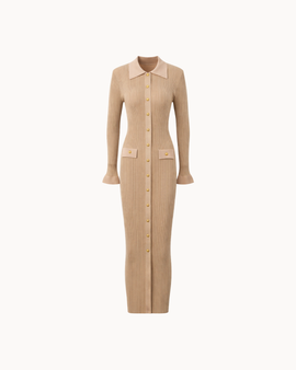 Margaux Midi Dress - Camel