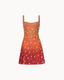 Ombre Fiery Toss Dress