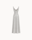 Luna V-Neck Dress - Silver