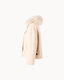 Double Button Cashmere Coat - Soft Cream