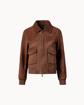 Lorenzo Suede Jacket - Brown