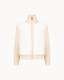 Puffer Fur Knit Jacket – Ivory