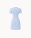 Céleste Tweed Mini Dress - Sky