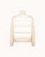 Puffer Fur Knit Jacket – Ivory