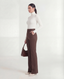 Valenza Wool Flare Pants